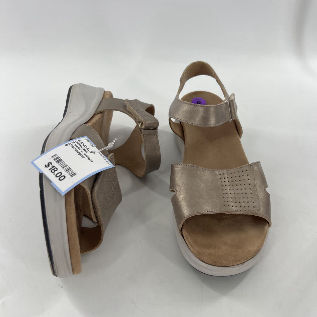 8 velcro straps sandal