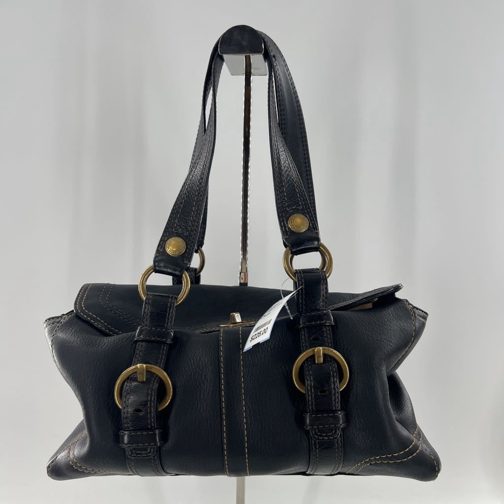 vintage turnlock satchel