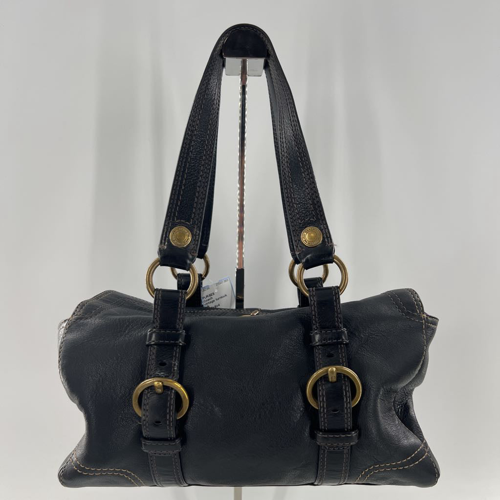 vintage turnlock satchel