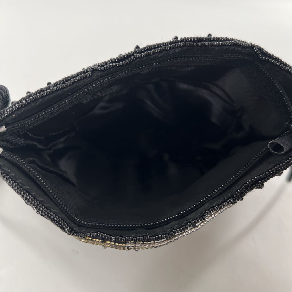 embellished beaded evening bag