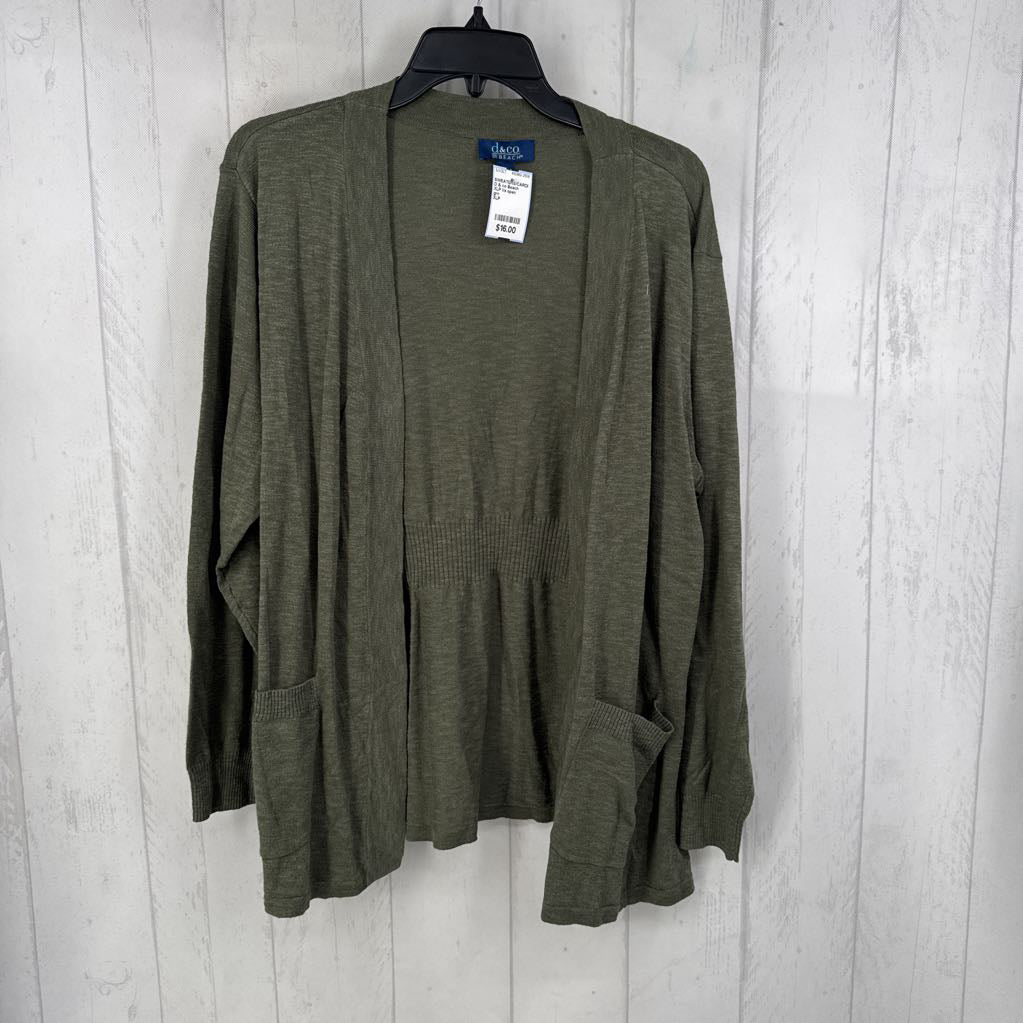 XLP l/s open cardigan