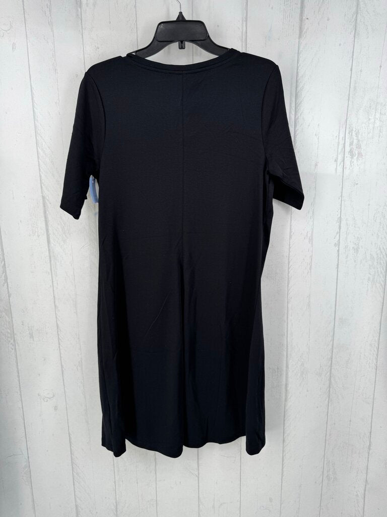 M s/s v-neck dress