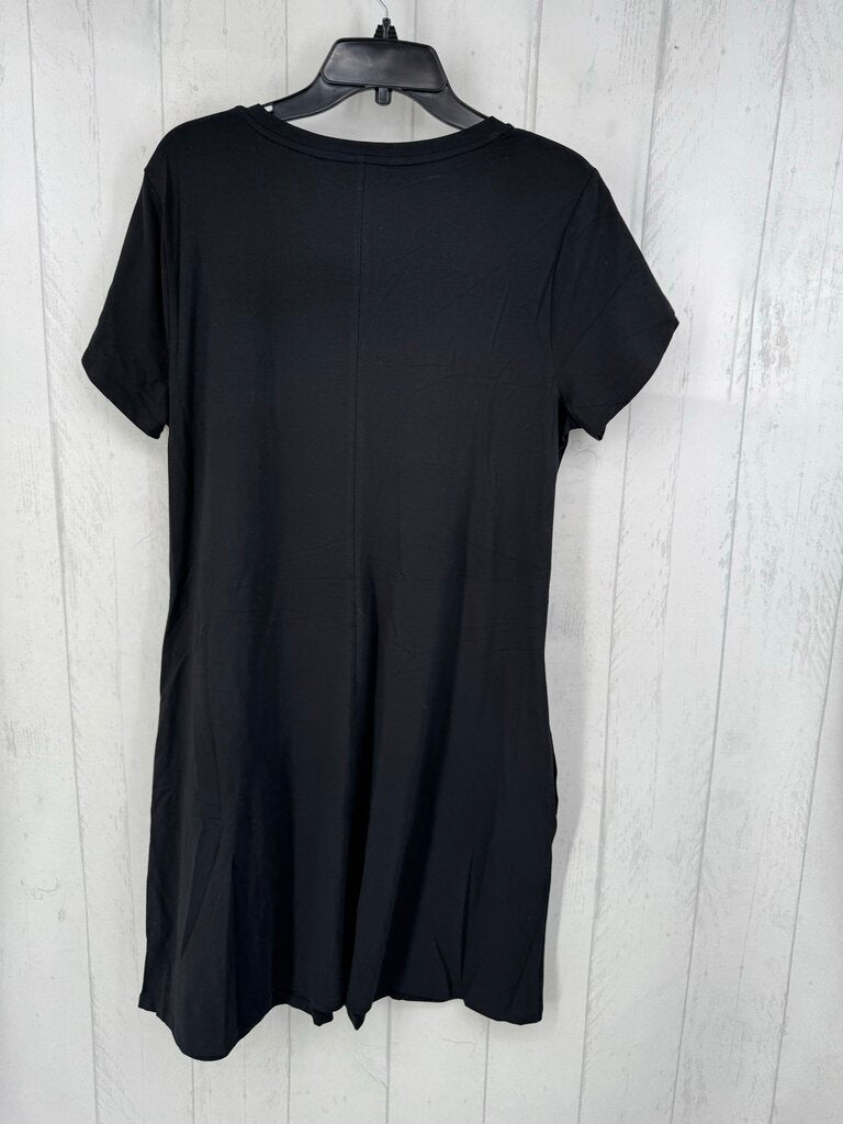 L s/s scoop neck dress