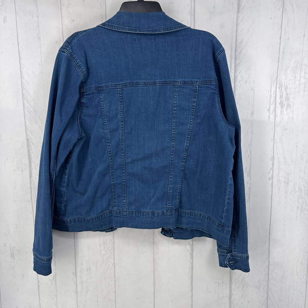 12 jean button jacket