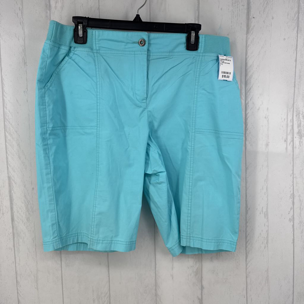 L twill bermuda shorts