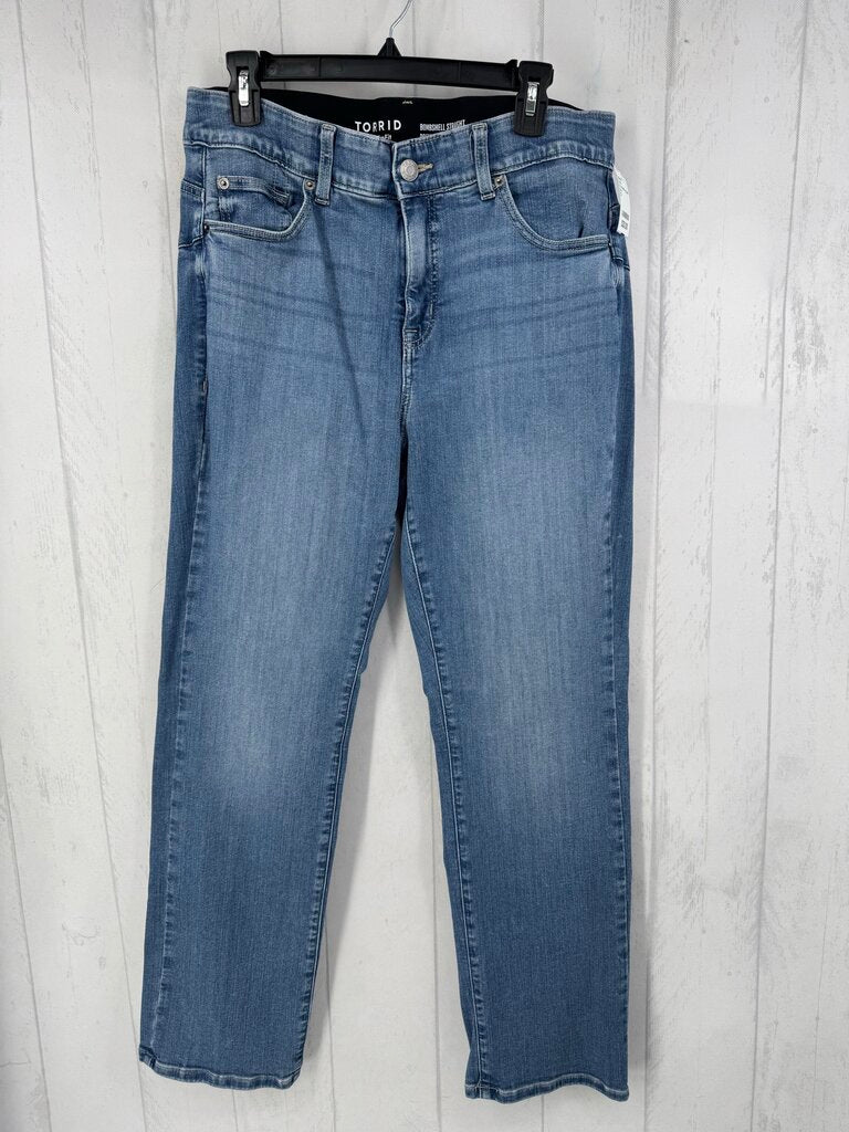 12 straight leg jean