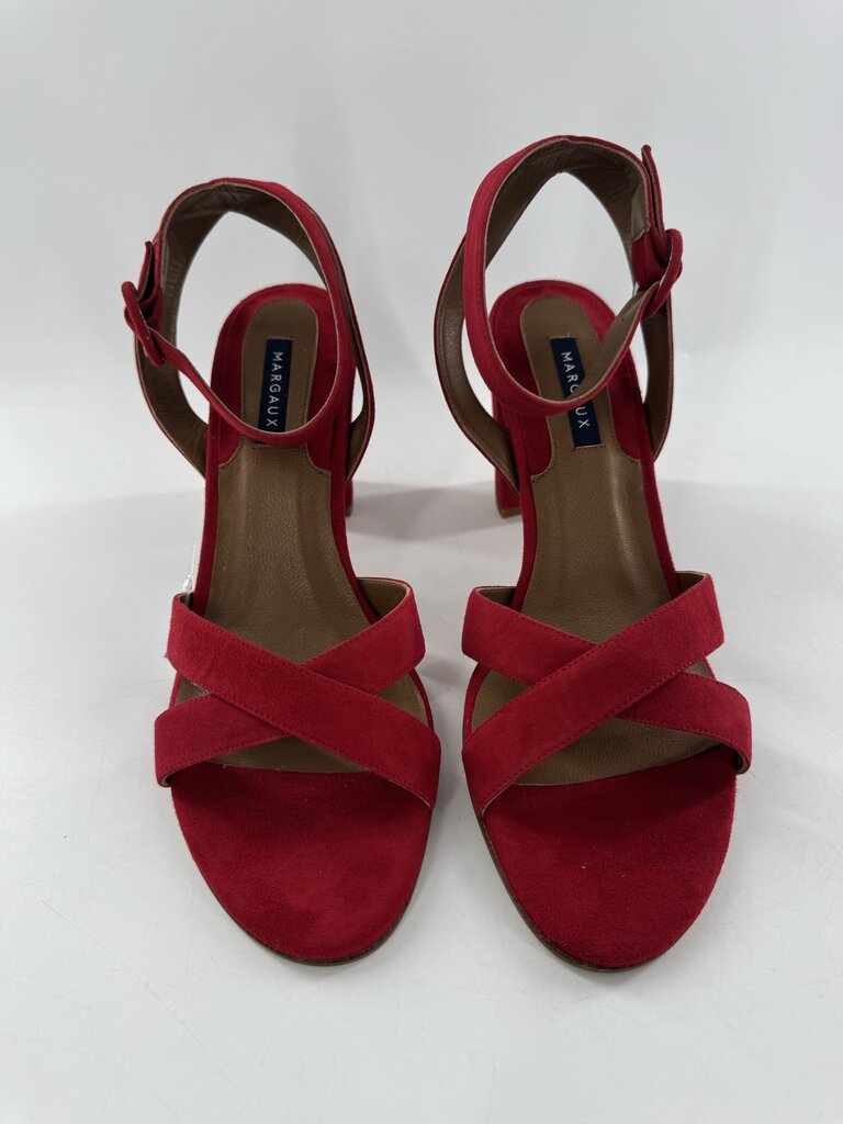 10/10.5 ankle strap open toe heel sandals