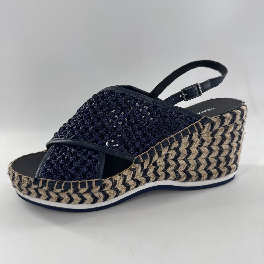 10 raffia woven wedge sandals