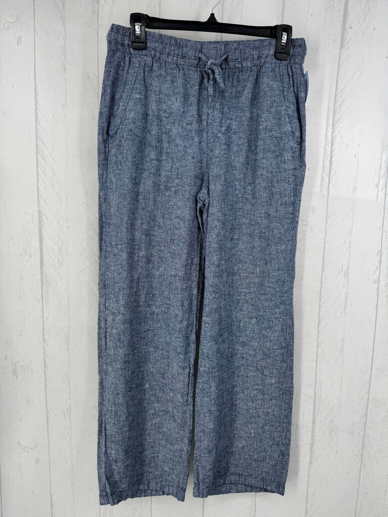 S chambray wide leg pant