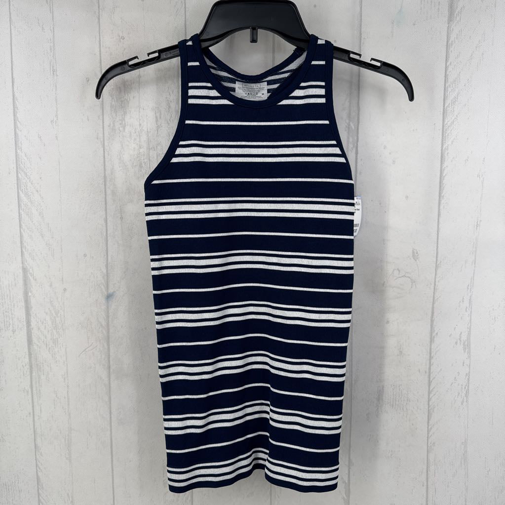 M striped ribbed tank