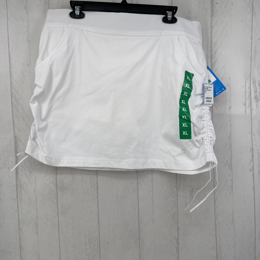 XL ruched sides skort