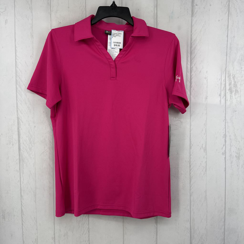 R50 S split neck s/s polo