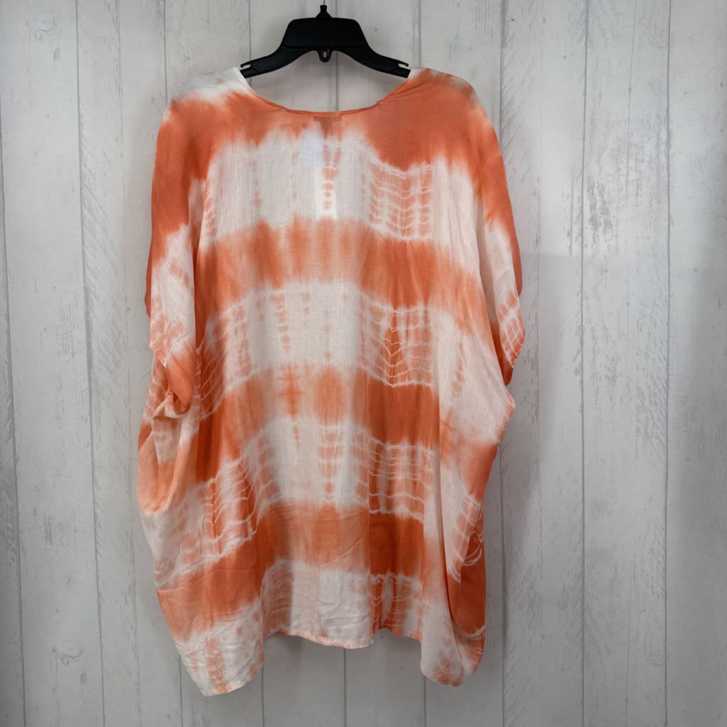 R30 O/S tie-dye ruana