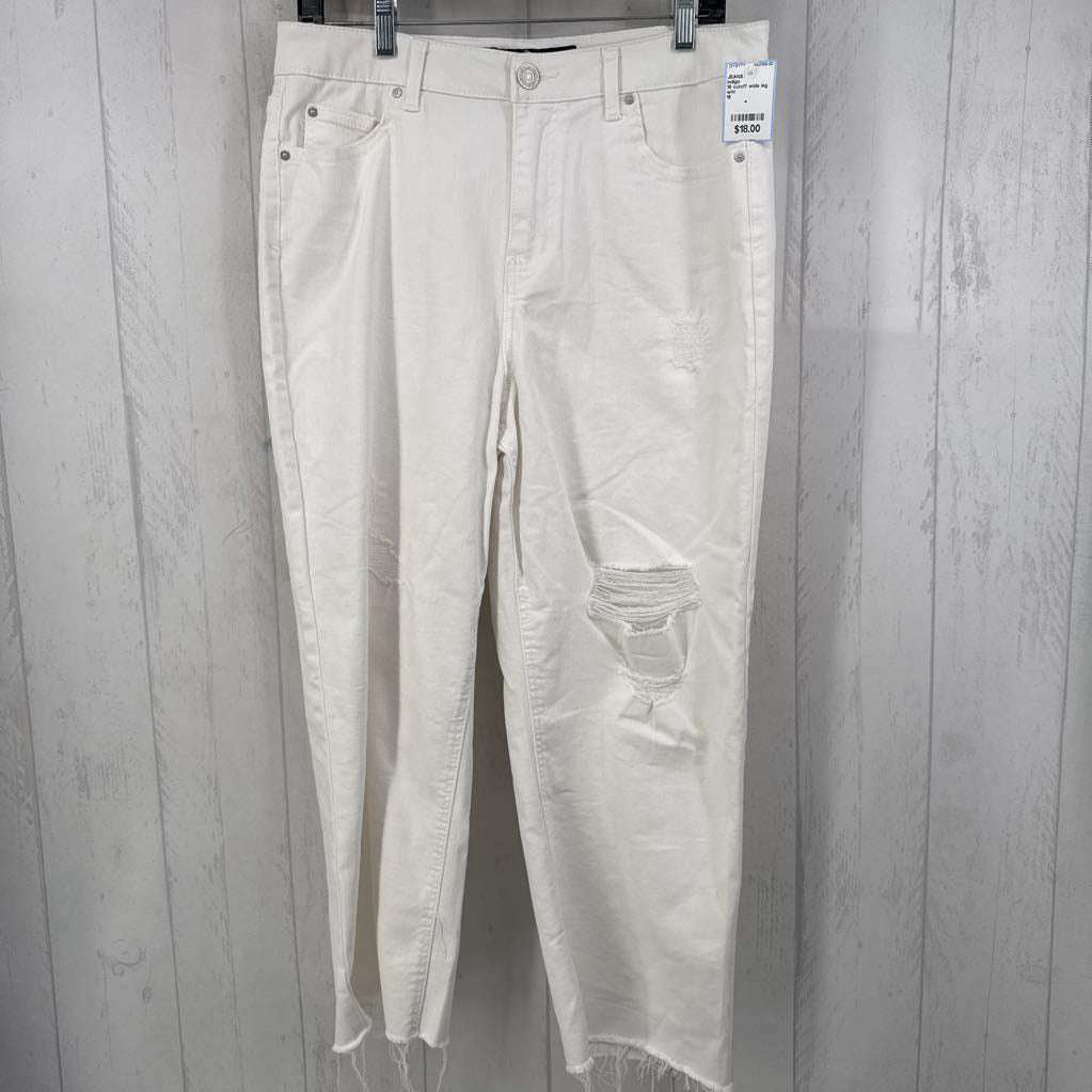 15 cutoff wide leg jean