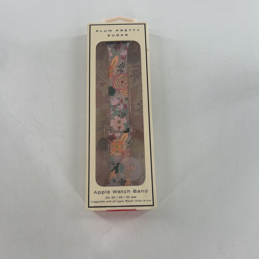 apple watch band-flowers