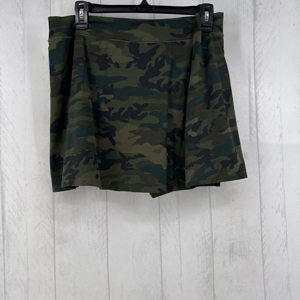 Camo Print Mini Skort