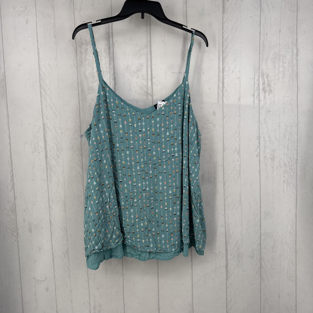 Double Layer Swing Tank in Deo Aztec Print