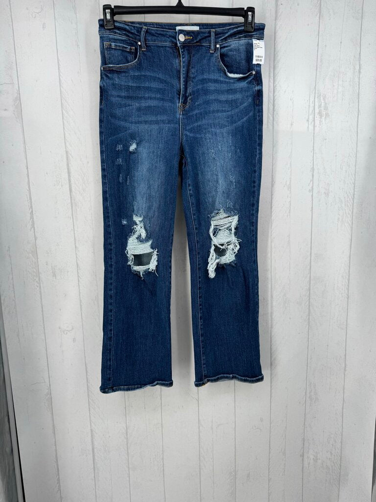 Distressed Knee Jeans