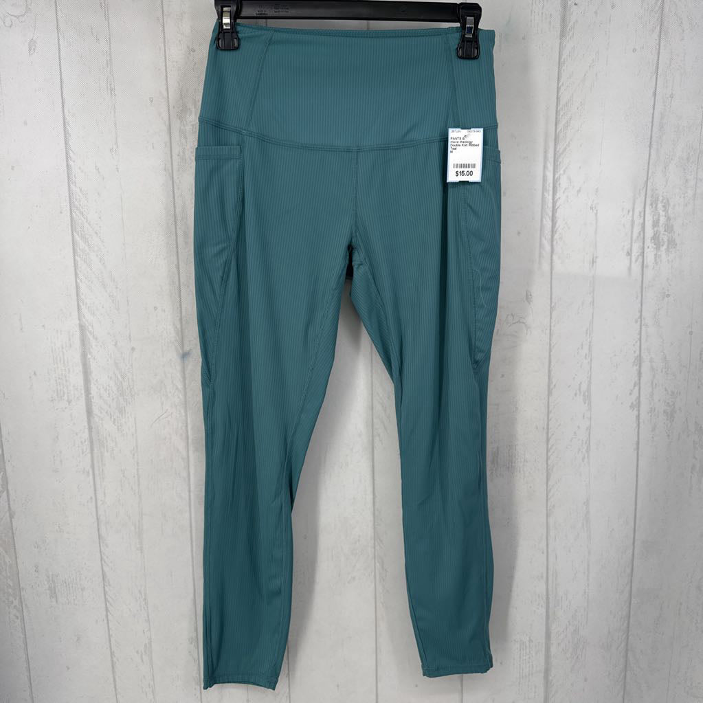 Double Knit Ribbed Pocket Leggings