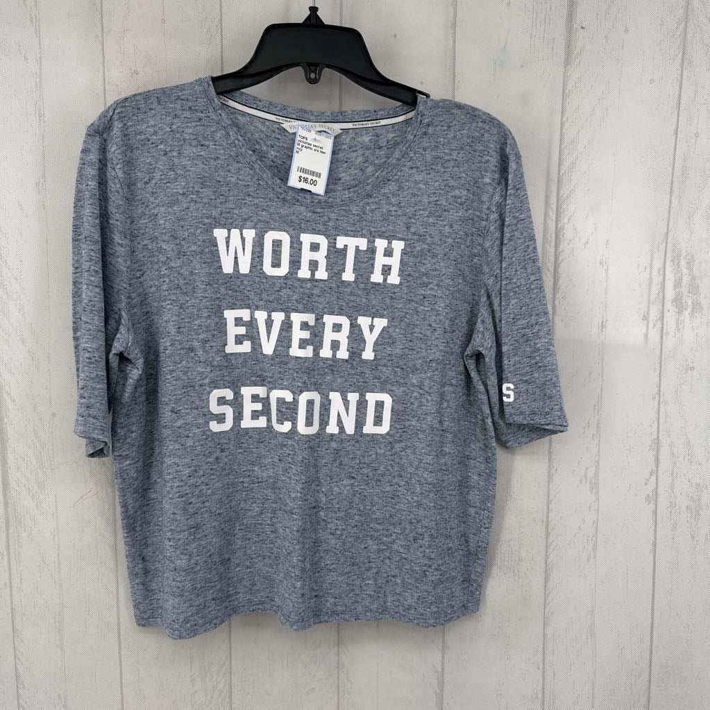 M graphic s/s tee-worth every second