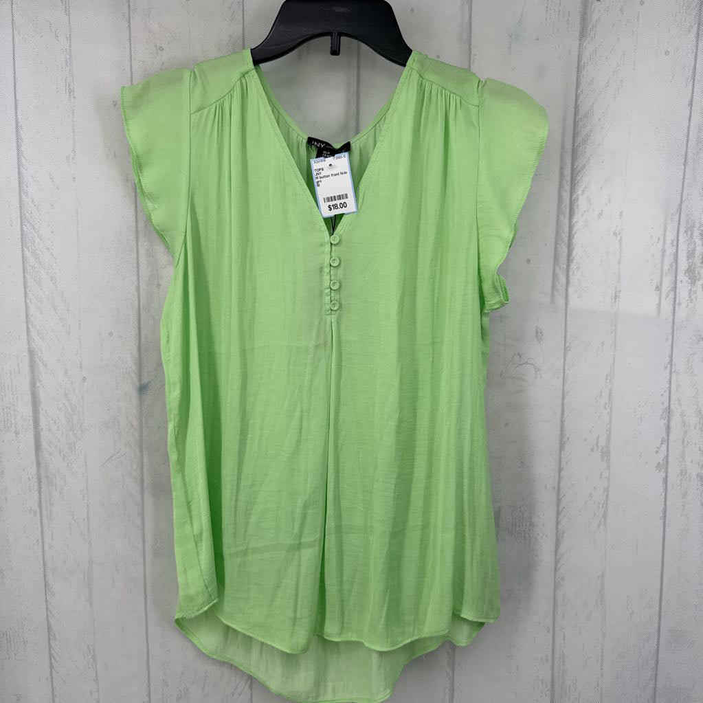 M button front hi-lo s/s top