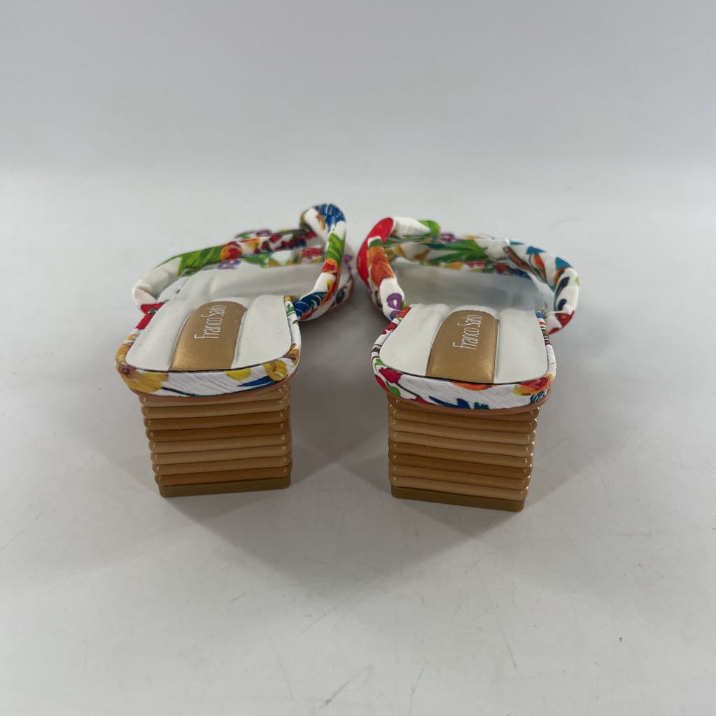 10 floral thong heel sandals