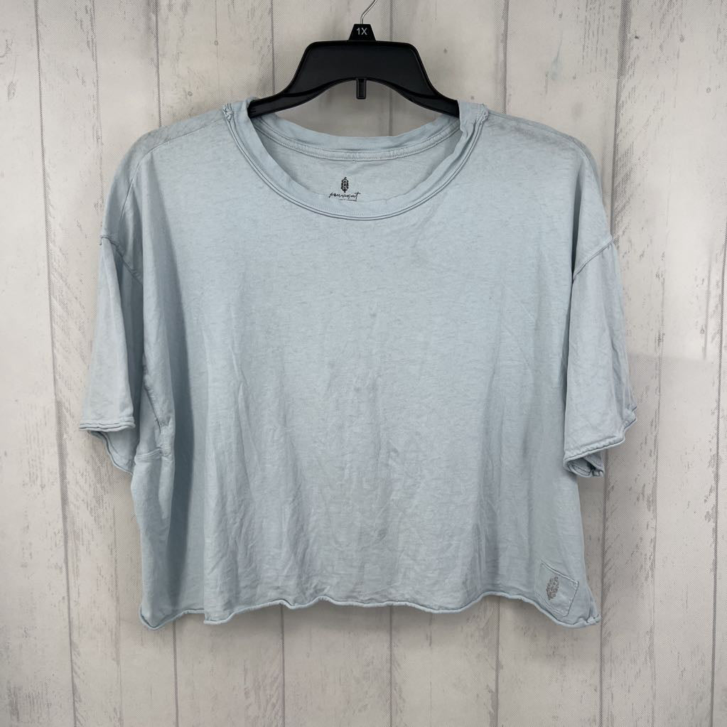 L cropped s/s tee