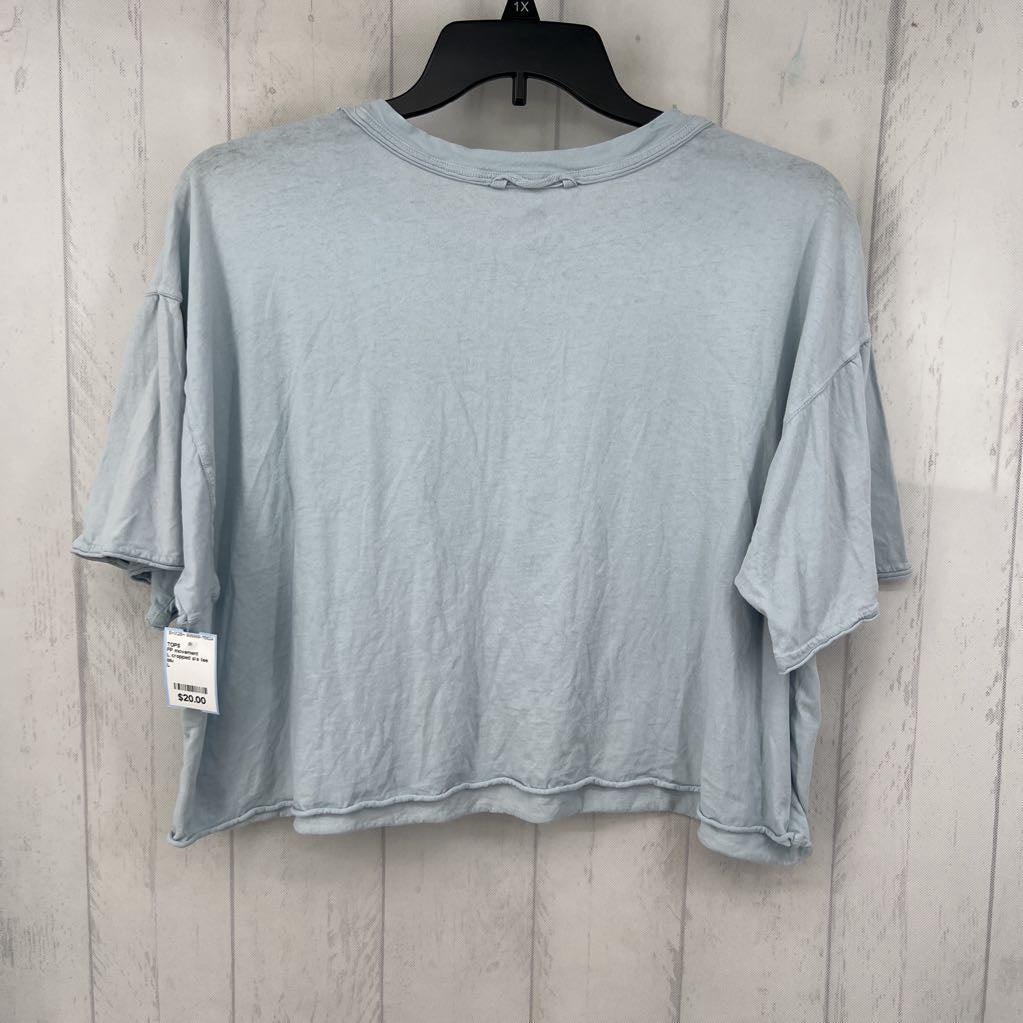 L cropped s/s tee