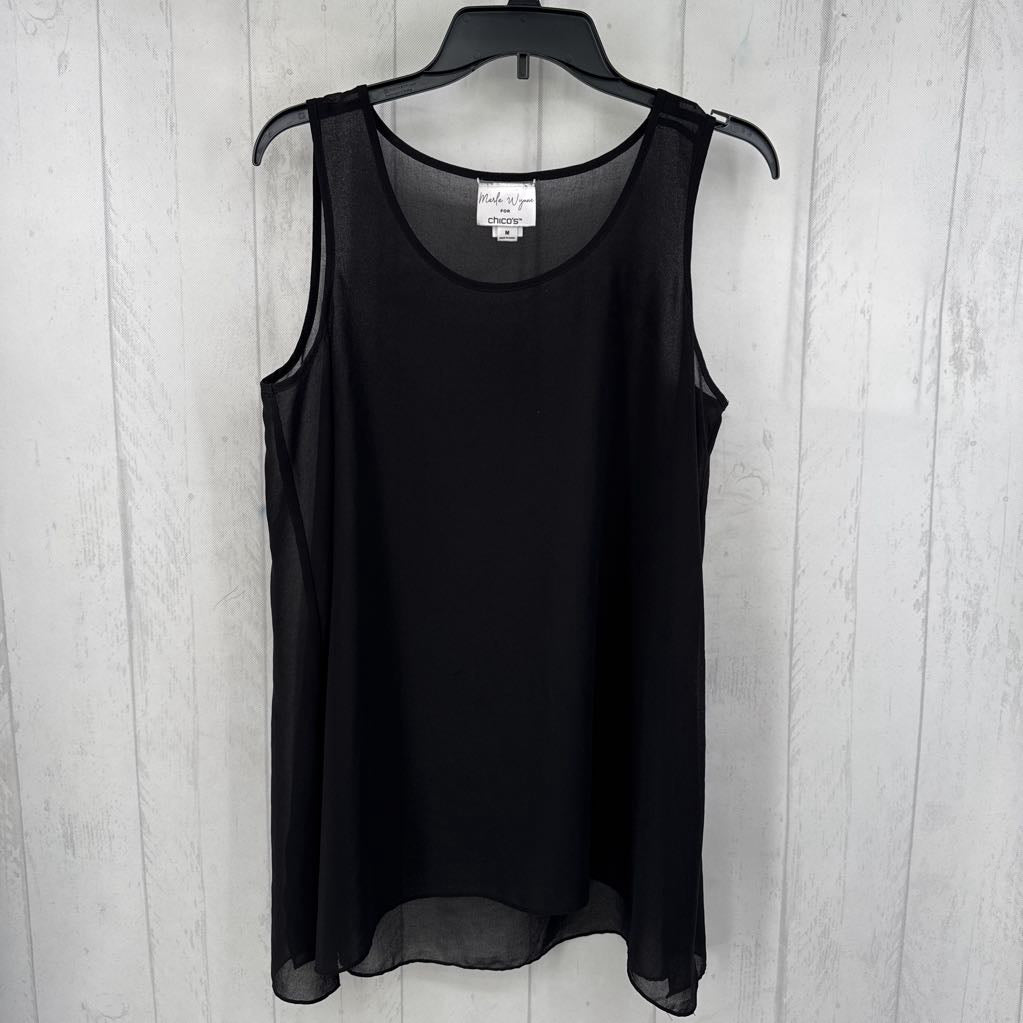 2pc M sheer tank w/ cami