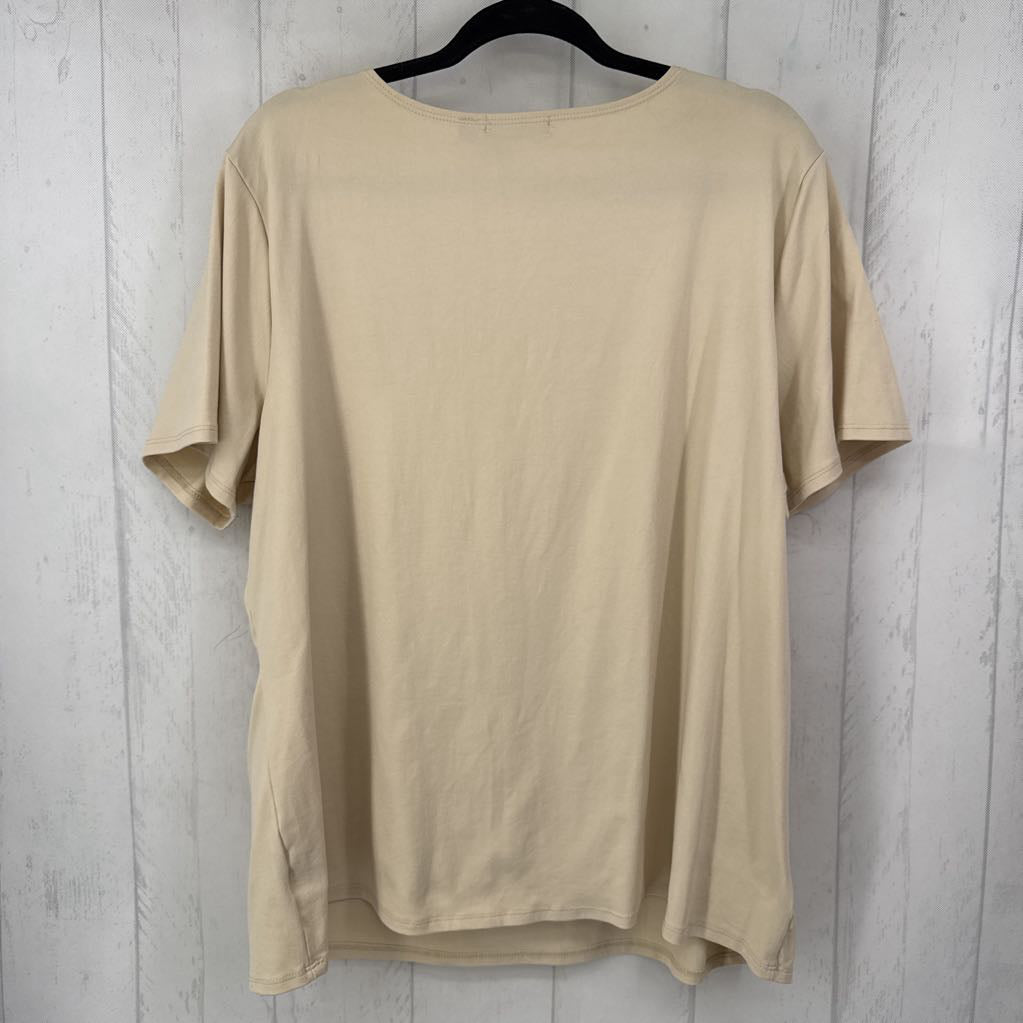 3x s/s scoop neck top