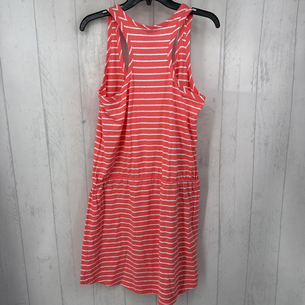 R40 L slvls stripe drawstring dress