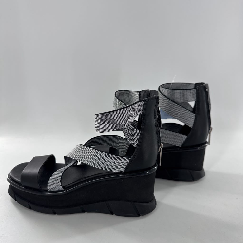 8 criss-cross strappy platform sandal