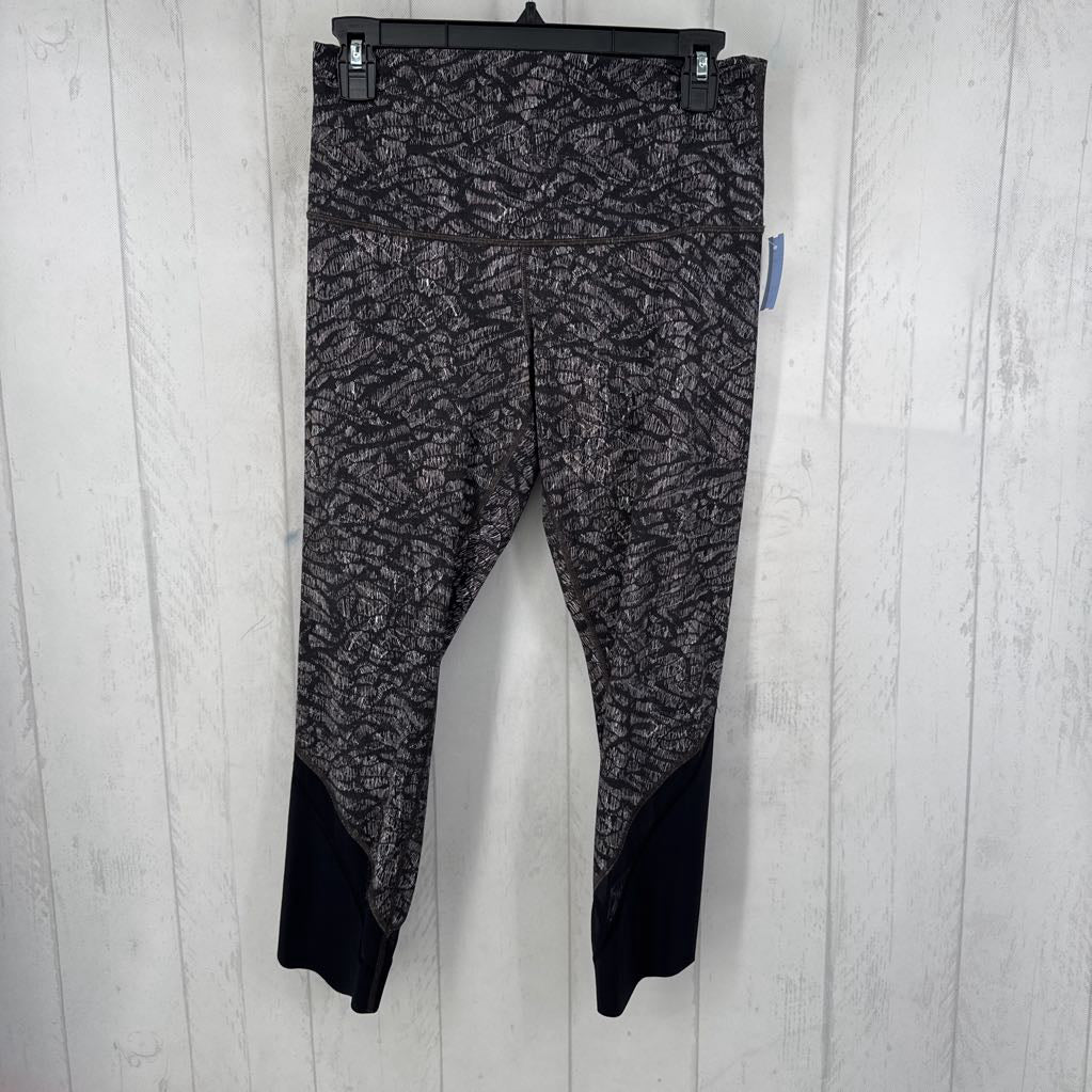 L print leggings