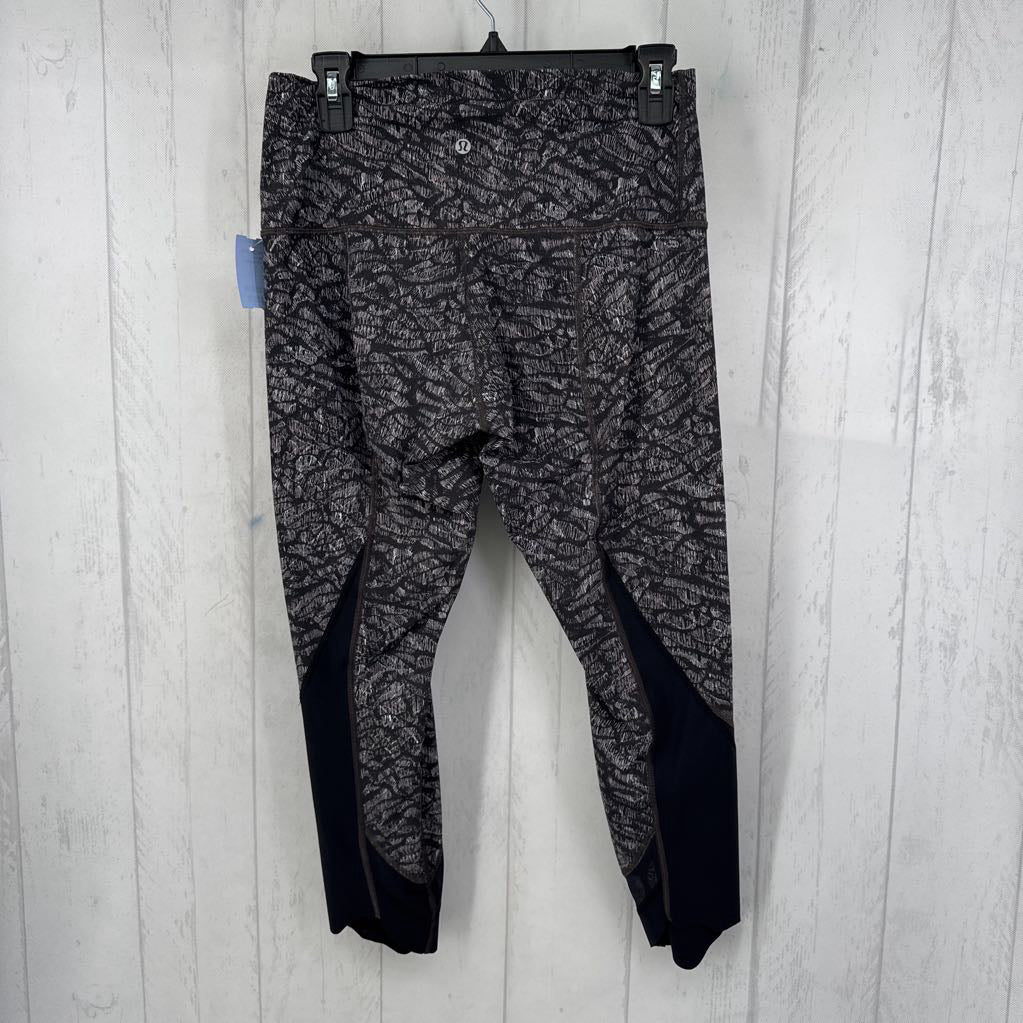 L print leggings