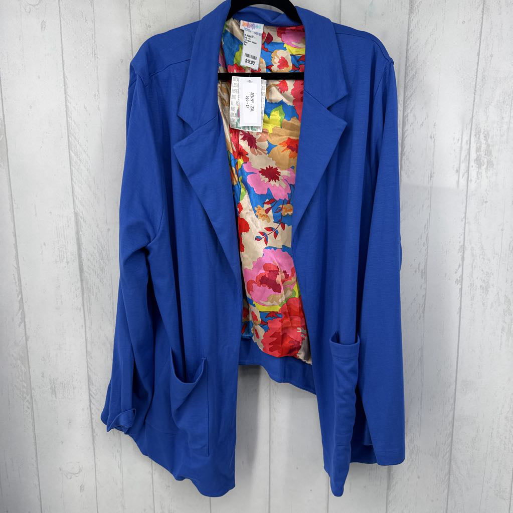 2xl open blazer