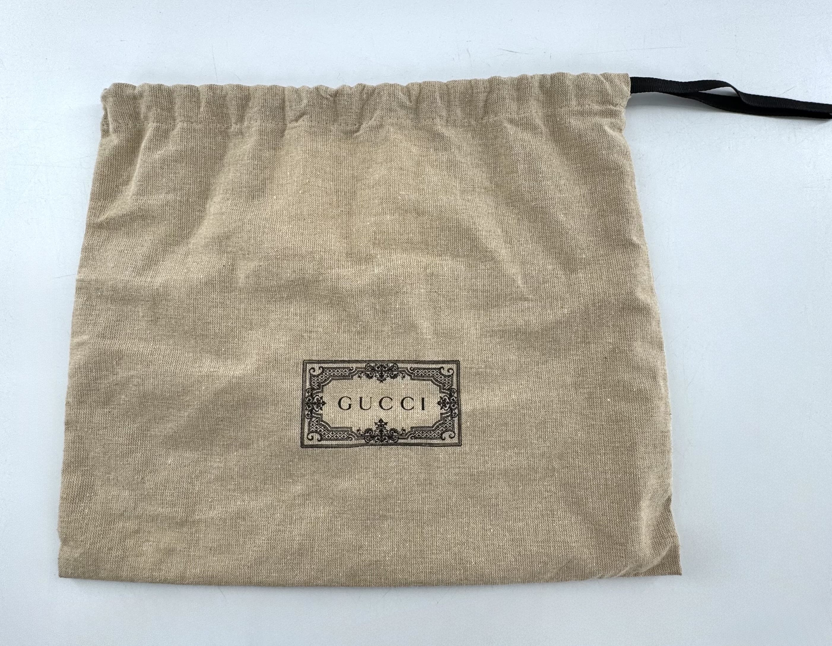 Gucci Grained Calfskin Logo Belt Bag