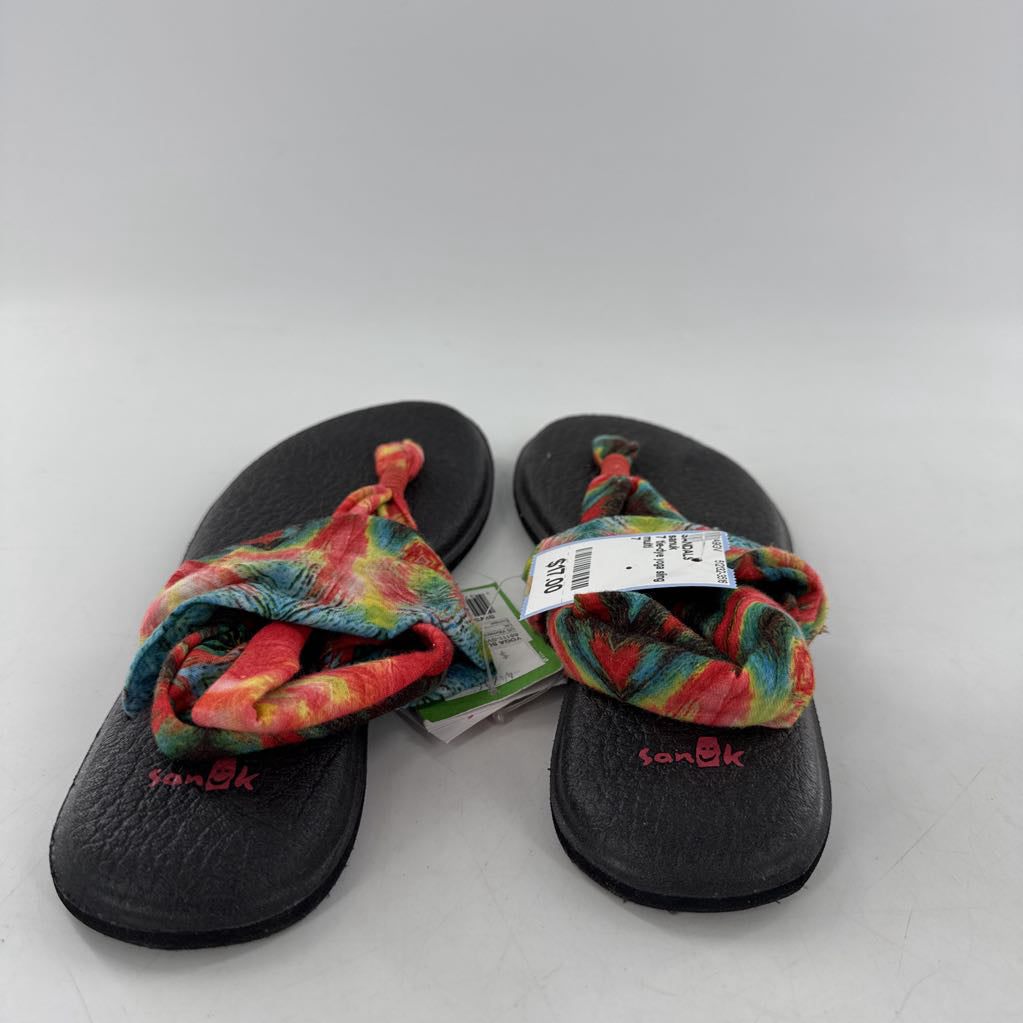 7 tie-dye yoga sling sandal