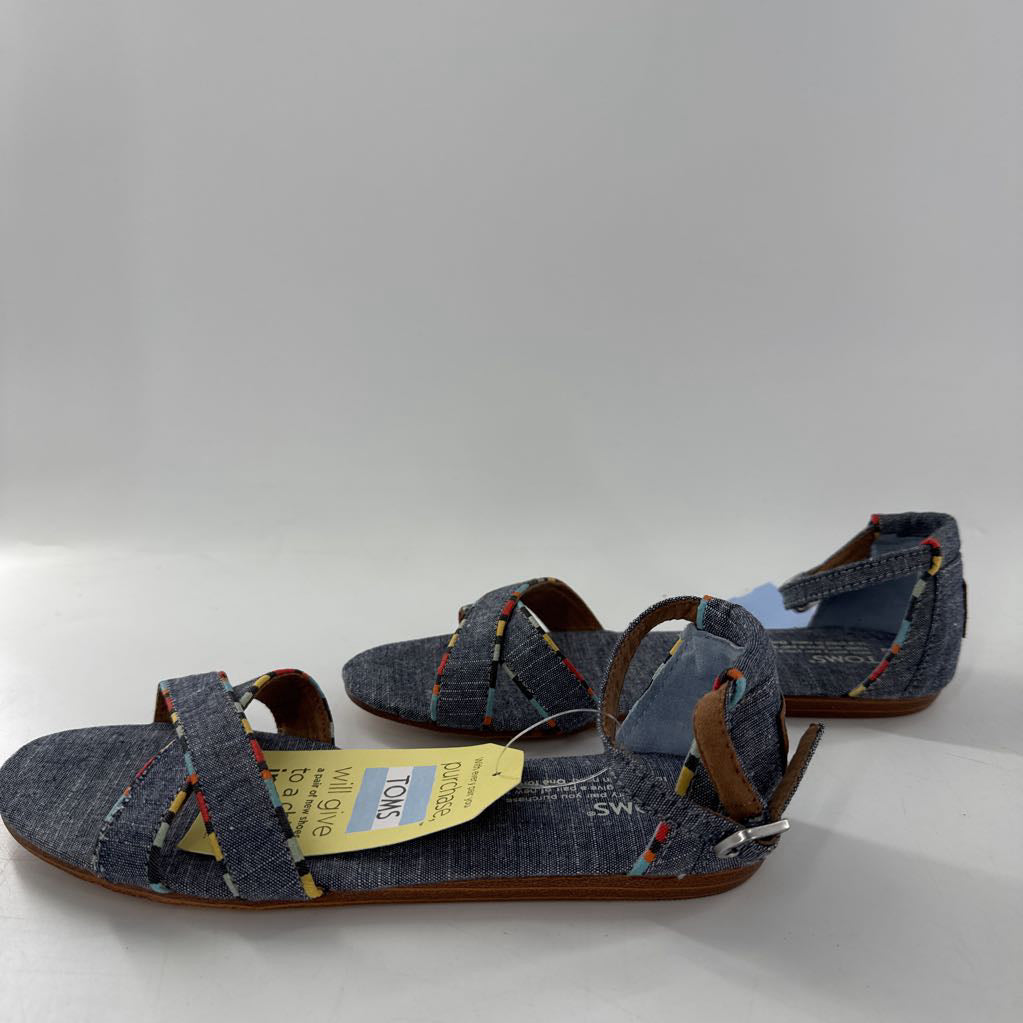 7 chambray sandal
