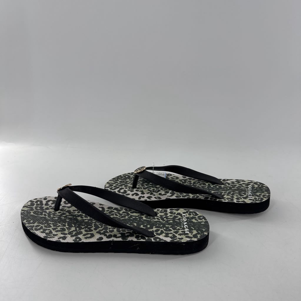 7 animal print flip-flops