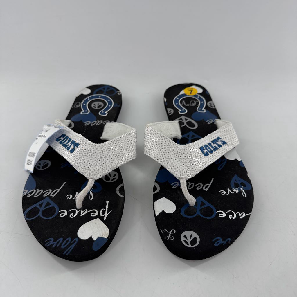 7 colts flip-flops