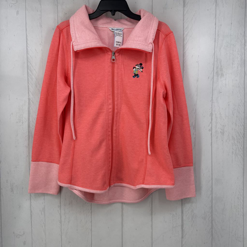 L minnie mouse zip-up sweatshirt