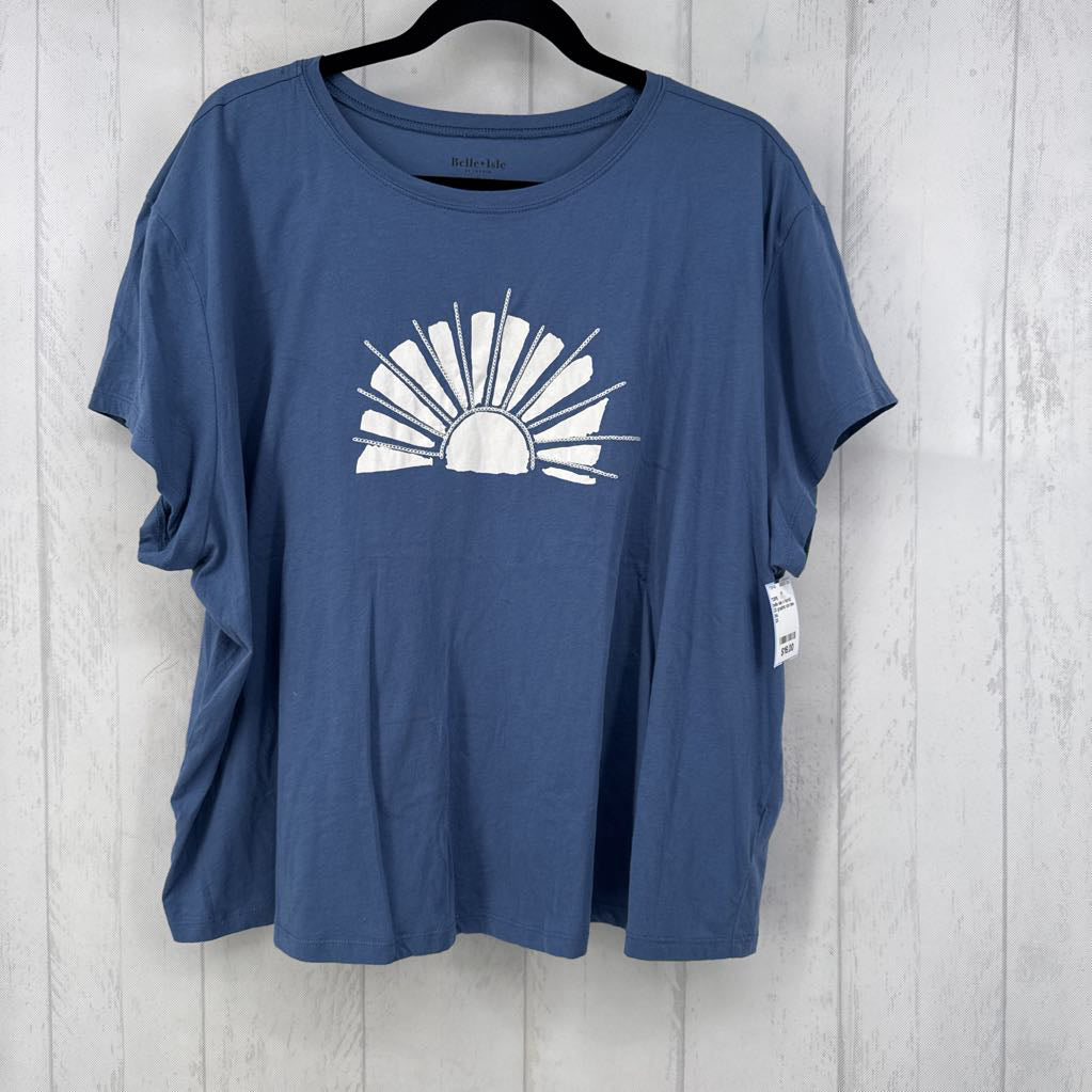 2X graphic s/s tee-sunflower