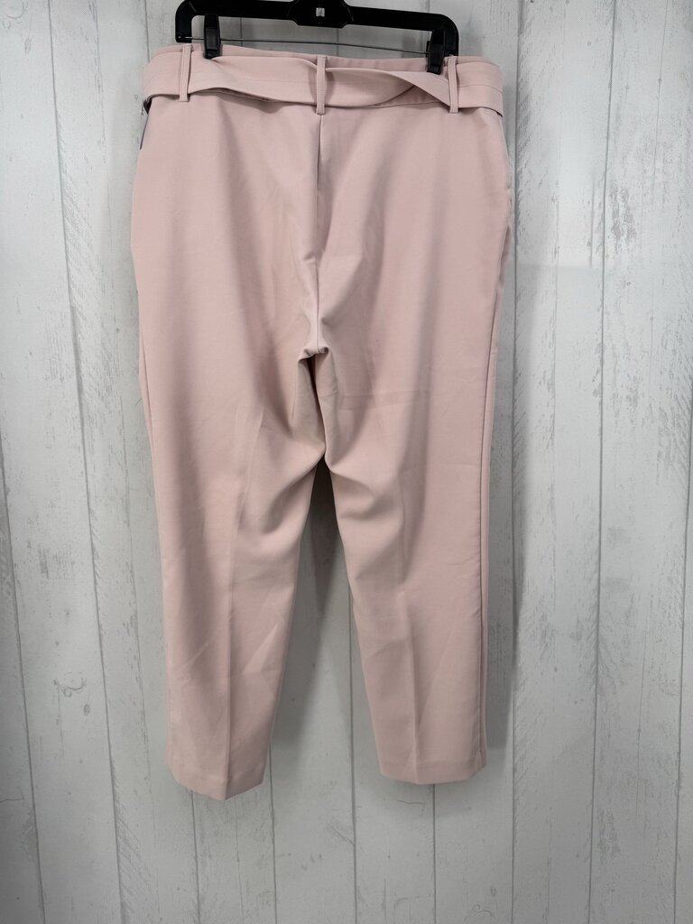 XL belted straight leg trouser