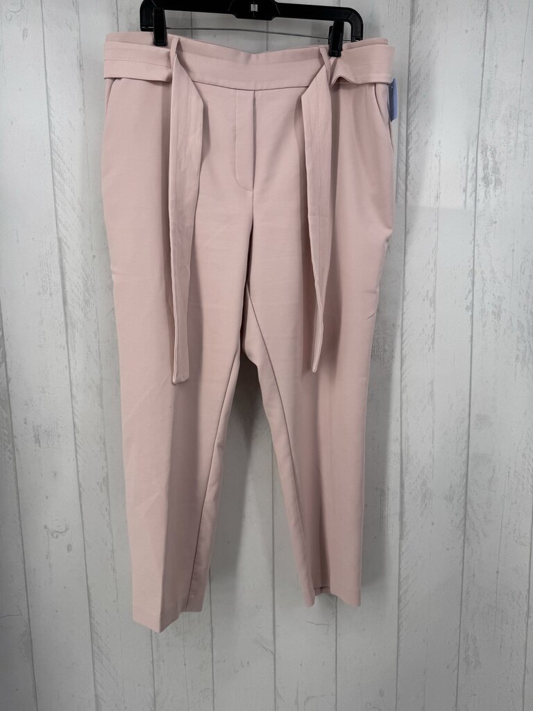 XL belted straight leg trouser