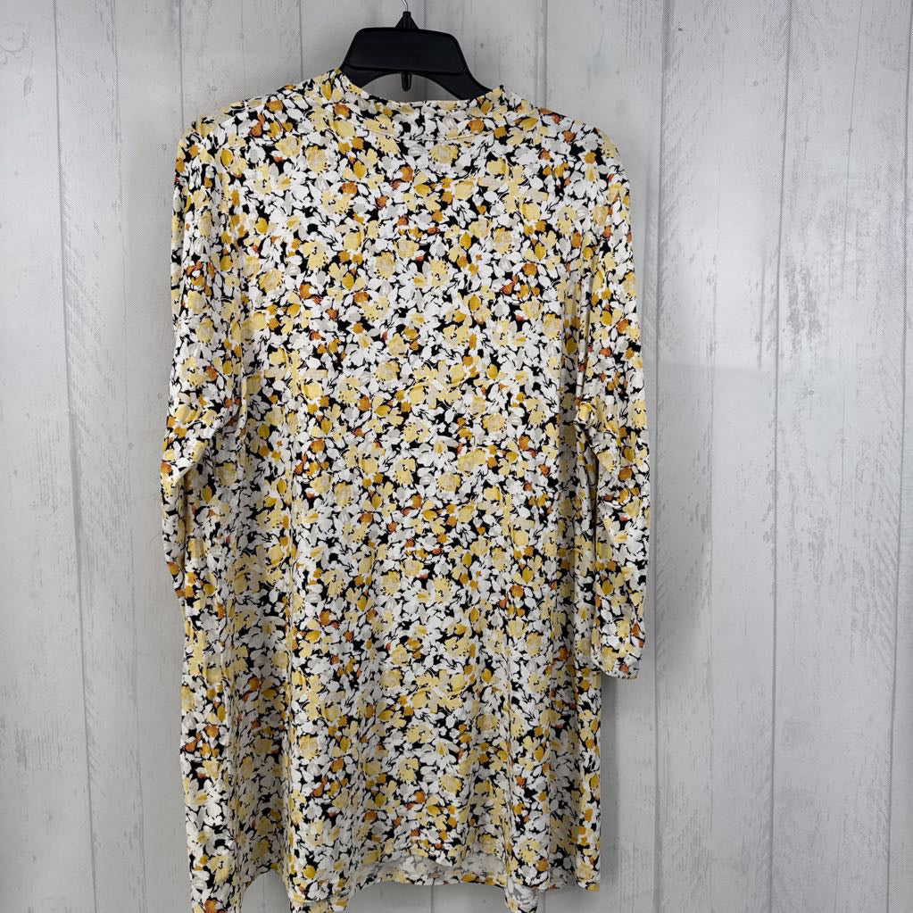 R79 L flo print v-neck 3/4 slv tunic