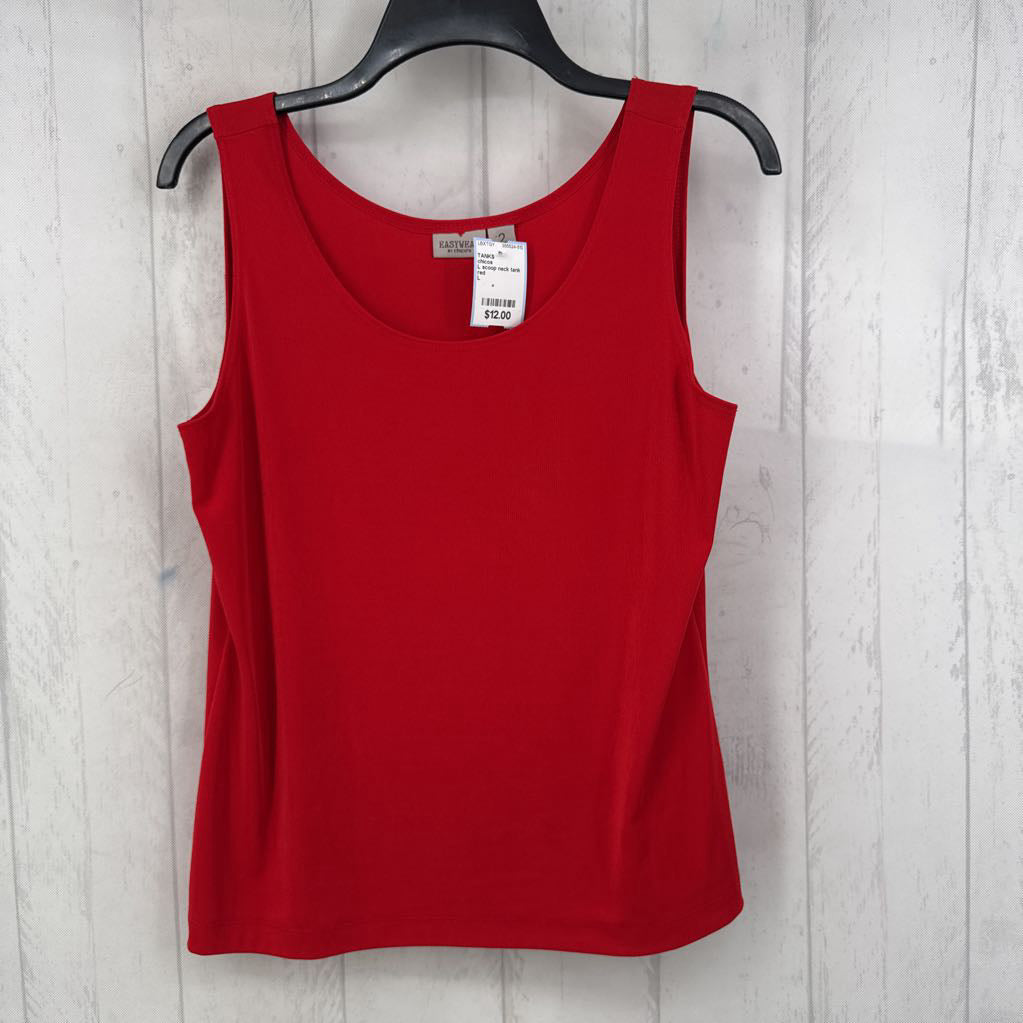L scoop neck tank