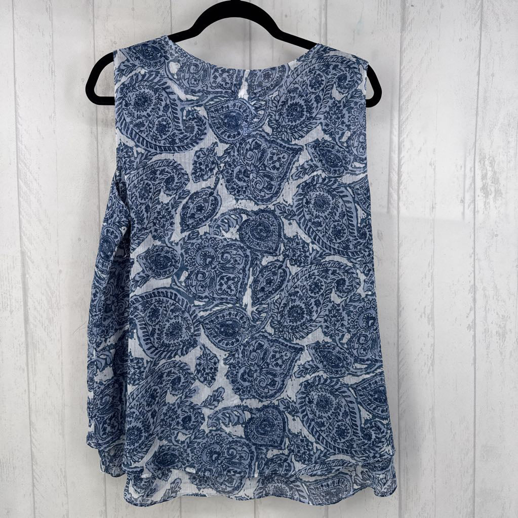 L paisley print tank