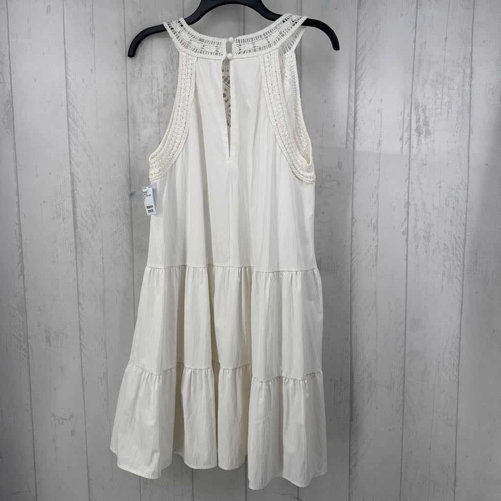 XL crochet detail tiered sundress