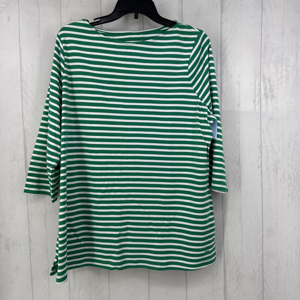 1X striped 3/4 slv tee