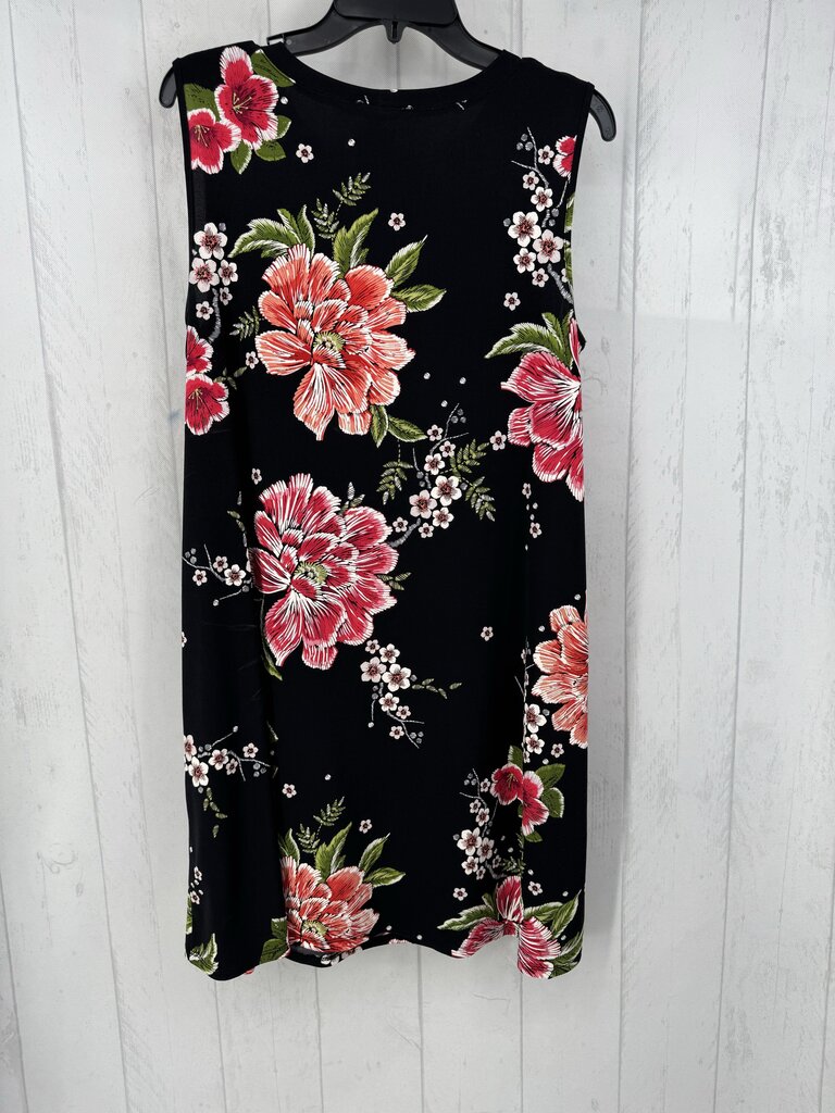 L flo print slvls dress